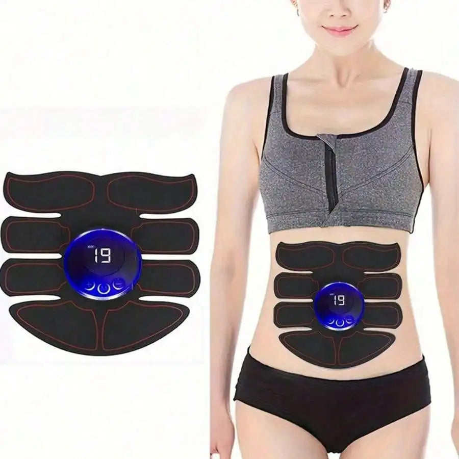 USB Charging EMS Abdominal Muscle Stimulator for Men Fitness ABS Arm Training Patches Home Muscle Exercise Equipment
