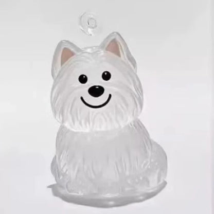 (HB05)Clear Puppy Hair Memorial Keepsake Capsule Pet Dog Fur Container DIY Pendant Keychain Decor Pet Lovers Home Display Gifts