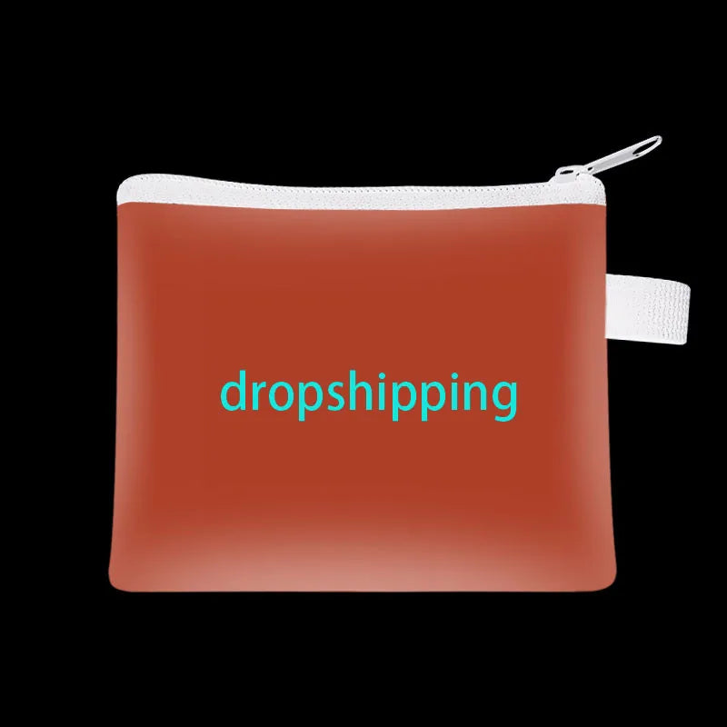 DIY Customize Your Image /Logo / Name Coin Purse Ladies Card Bag Boys Girls Wallet Portable Headset Mini Lipstick Bags Money Bag