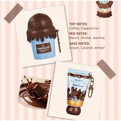 Dubai Arabia Gourmet Eau De Toilette 50ml Cherry Croissant Strawberry Chocolate Scent Cute Delicate Pendant Body Perfume Spray