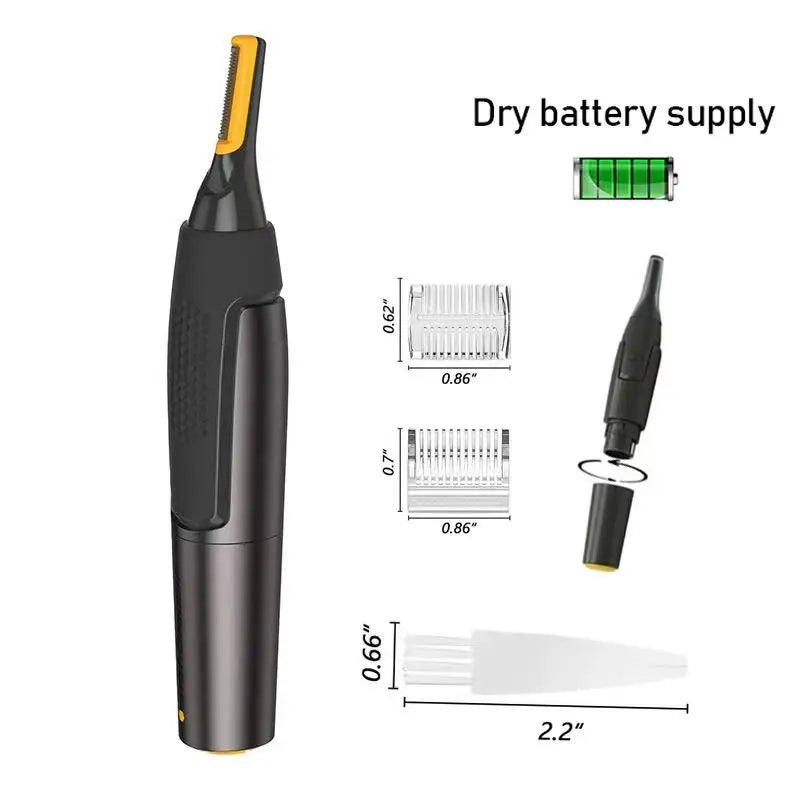 Nose Ear Face Trimmer Electric Shaving Safe Face Care Nose Hair Trimmer For Men Shaving Hair Removal Razor Beard