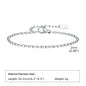 Women Chain Bracelet Silver Color, Stainless Steel Link Stackable Bracelets, Layered Waterproof Gifts