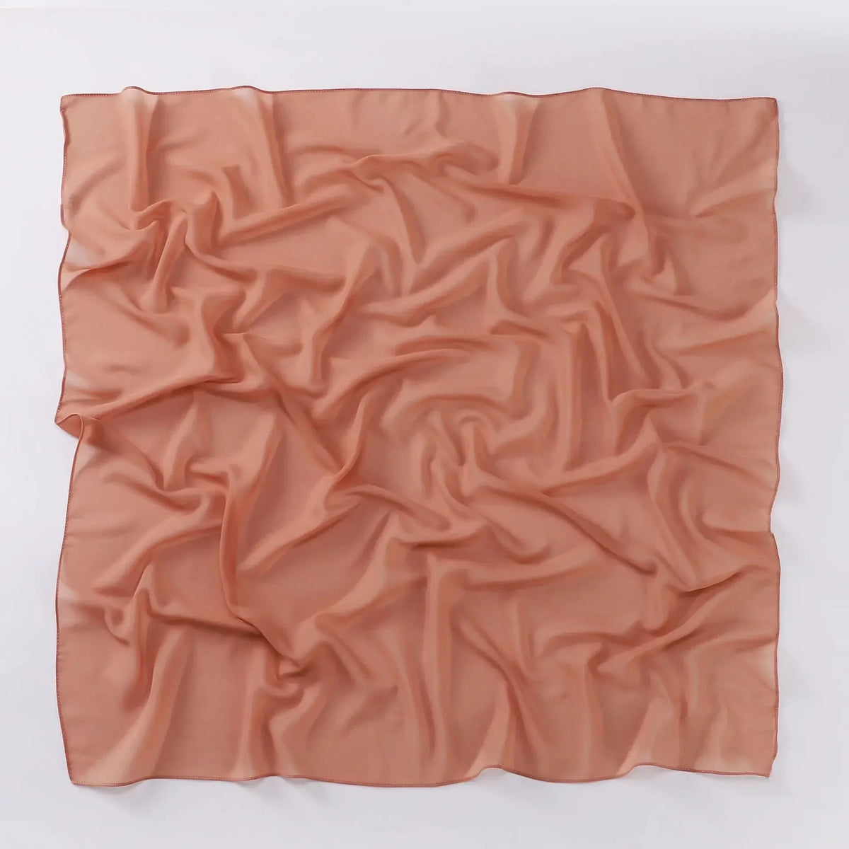 90*90cm Square Chiffon Hijab Scarf Women Solid Color Muslim Soft Head Scarf Islamic Shawls and Wraps Headband Musulman Scarves