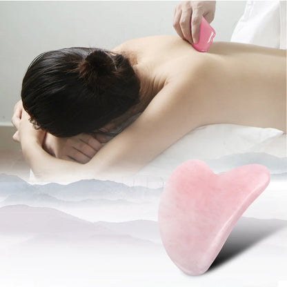 Natural Stone GuaSha Jade Facial Beauty Scraping Massage Tools Firm Skin Care Face Gua Sha SPA Physical Therapy Gue Che Roller
