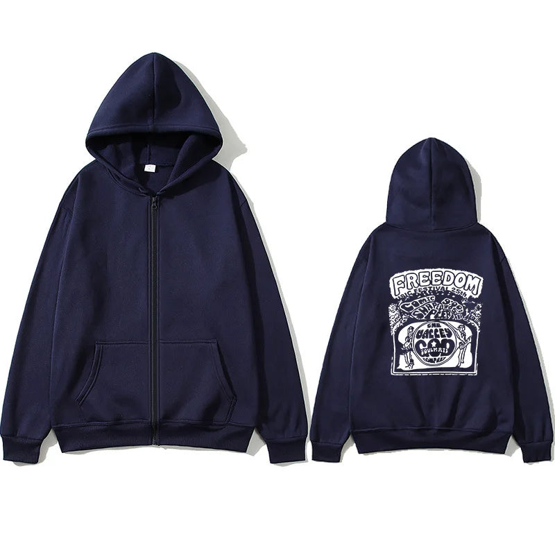 Simon Henriksson Zipper Hoodie "Scream of Fear" Simon's Role Playing Sweatshirt Autumn/Winter Gamer Gift Fashion Aesthetic