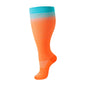 2XL-4XL Plus Size Compression Socks for Women Men 20-30 MMHg Wide Calf Extra Large Knee High Flight Sock for Circulation Support