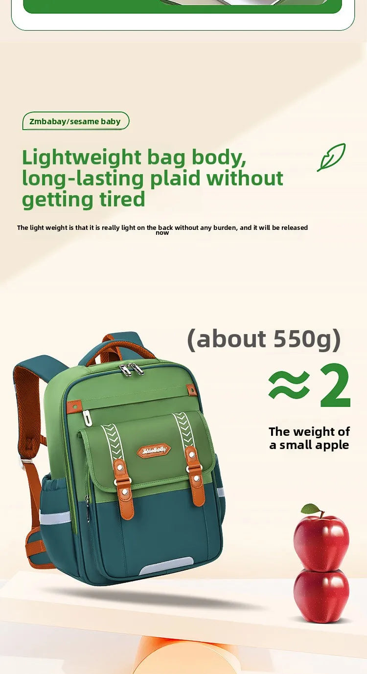New Primary School Students' Backpacks for Boys and Girls Suitable for Grades 1-6 - 9 Large Capacity Children's School Bags