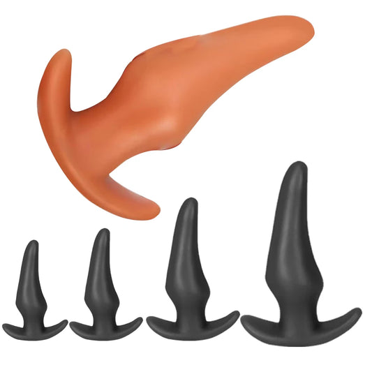 Soft Anal Plugs for Gay Men Prostate Massage Liquid Silicone 35-80mm Huge Butt Plug Anal Training Comfortable To Wear But Plug