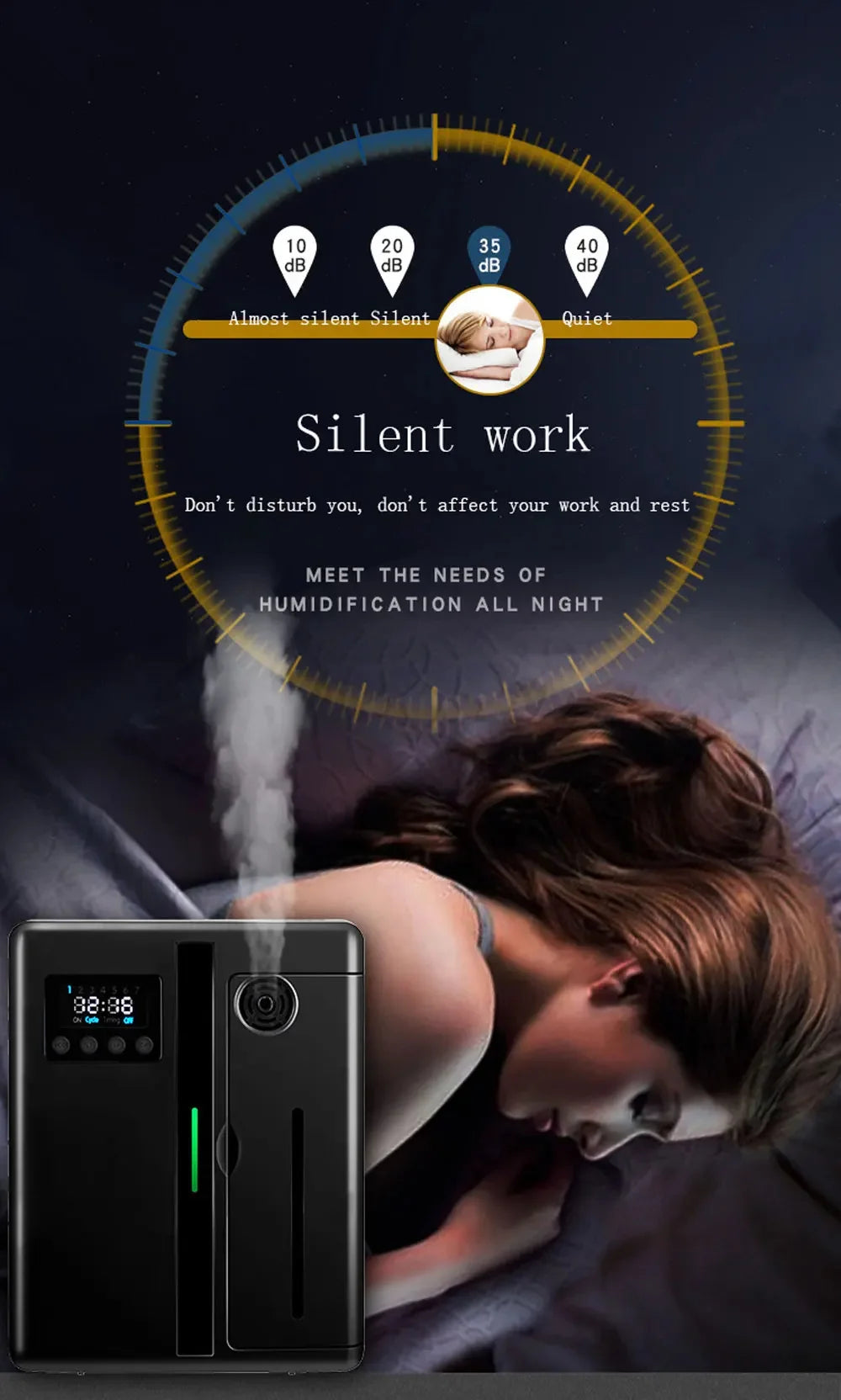 Coverage 300m³ Room Fragrance Diffuser Air Freshener Bluetooth Oil Diffuser For Essential Oil Electric Smell For Home Perfume