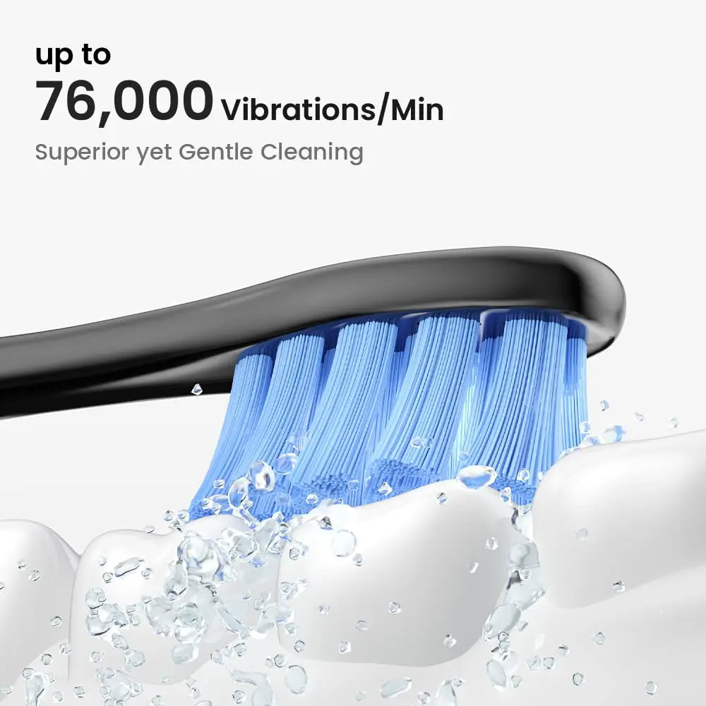 Electric Toothbrush for Adults,Oclean 150 Days Battery Life Electric Toothbrush with 3 Brush Heads  5 Modes IPX7 Waterpoor