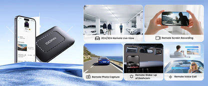 DDPAI Dash Cam Z50 Pro 4K HDR + 1080P Car DVR Night Vision Wi-Fi 6 GPS ADAS 24h Parking Monitor Front and Rear Camera Dashcam