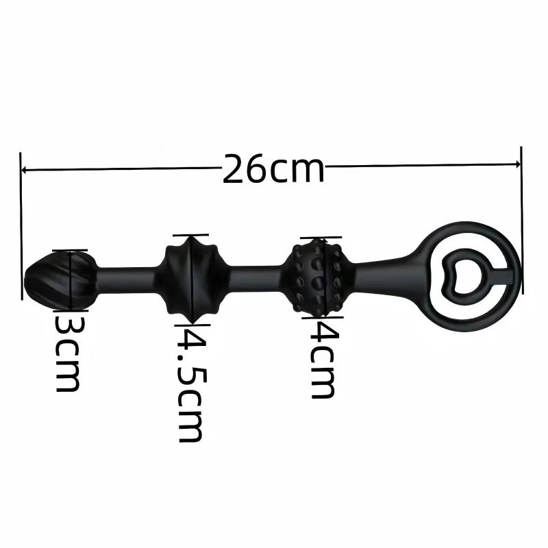 three-ball inflatable anal suppositories, posterior court anal suppositories, female sex toys, prostate massage, adult sex toys