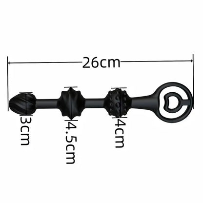 three-ball inflatable anal suppositories, posterior court anal suppositories, female sex toys, prostate massage, adult sex toys