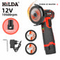 HILDA 12V Mini 3 Inch Brushless Electric Angle Grinder Micro Lithium-ion Polisher Diamond Cutting And Grinding Machine Men Gift