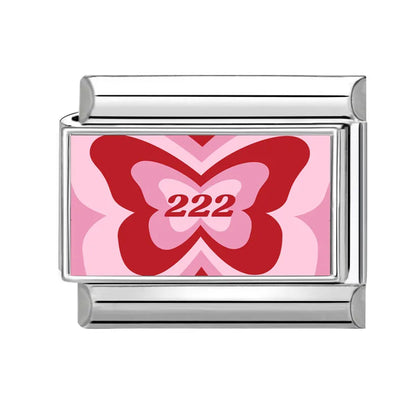 Y2K Red Pink Heart Dog Cat Flowers Italian Charm Link Fit 9mm Stainless Steel Jewelry DIY Making Bracelets For Gifts