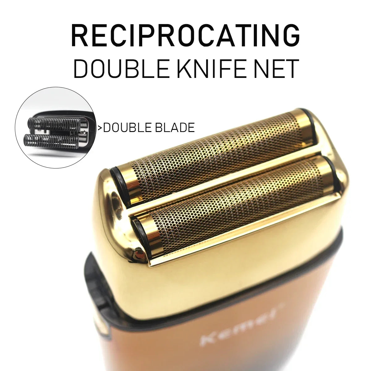 Kemei KM-TX10 Electric Shaver Hair Rechargeable Beard Foil Razor for Men Bald Head Shaving for Men Machine Hair Clippers for Men