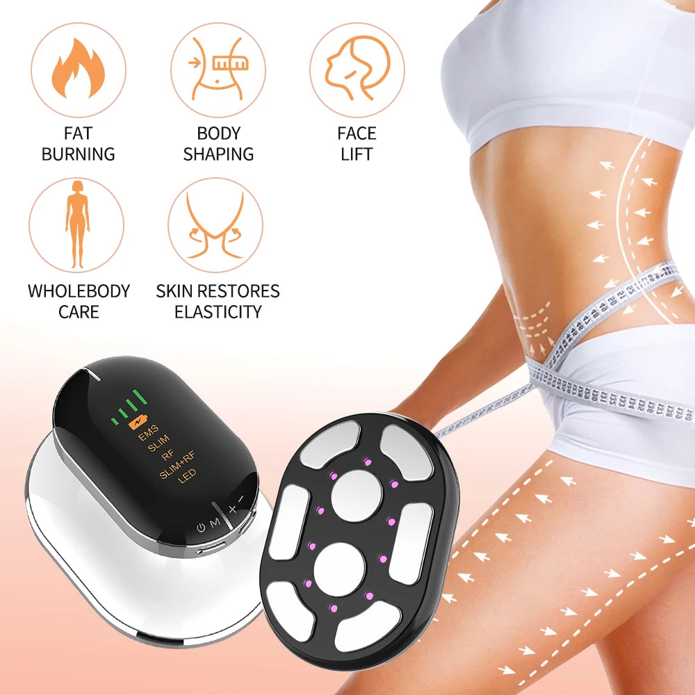 EMS RF Radio Frequency Body Slimming Machine Cellulite Massager LED Skin Tightener With Gel Optional