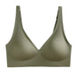 Push-Up Seamless Bras For Women Non-wire Brassiere V-neck Bralette Removable Pads Sports No Trace Underwear Sexy Lingerie S-3XL