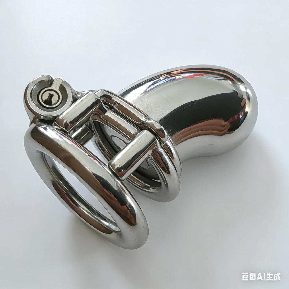Fully Enclosed Chastity Cage Inescapable Men Steel Cock Cage BDSM Bondage Cbt Device Anti Pullout Metal Male Chastity Device