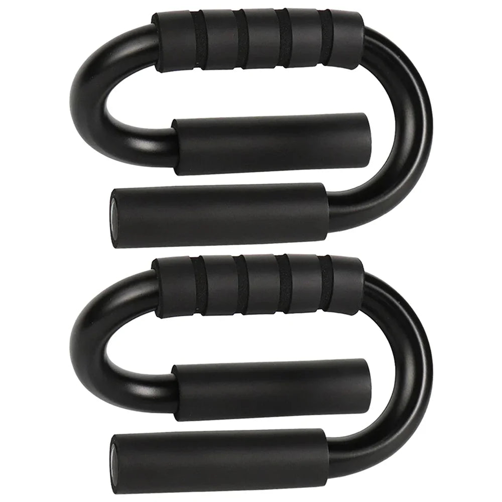 S-Type Push Up Support Anti-Skid Foam Handle Thickened Steel Pipe Household Fitness Equipment Pectoral Muscle Training Equipment