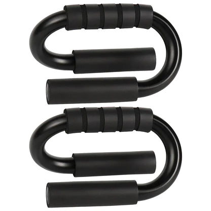 S-Type Push Up Support Anti-Skid Foam Handle Thickened Steel Pipe Household Fitness Equipment Pectoral Muscle Training Equipment