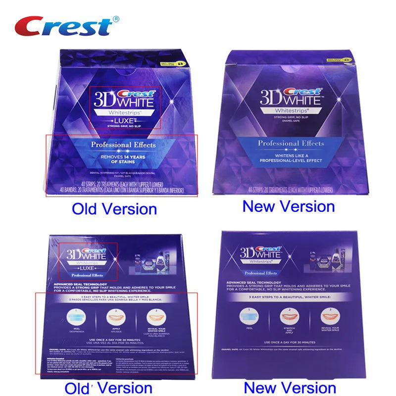 Crest Whitening Strips 3D White Crest Dental Whitening Teeth Whitener Tooth Whitening Tape Teeth Whitening Crest 3d Whitestrips