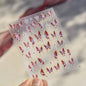 Jelly Butterfly 5D Nail Art Sticker Rhinestone Crystal Charming Shiny Insect Animals DIY Self Adhesive Decoration Manicure Decal