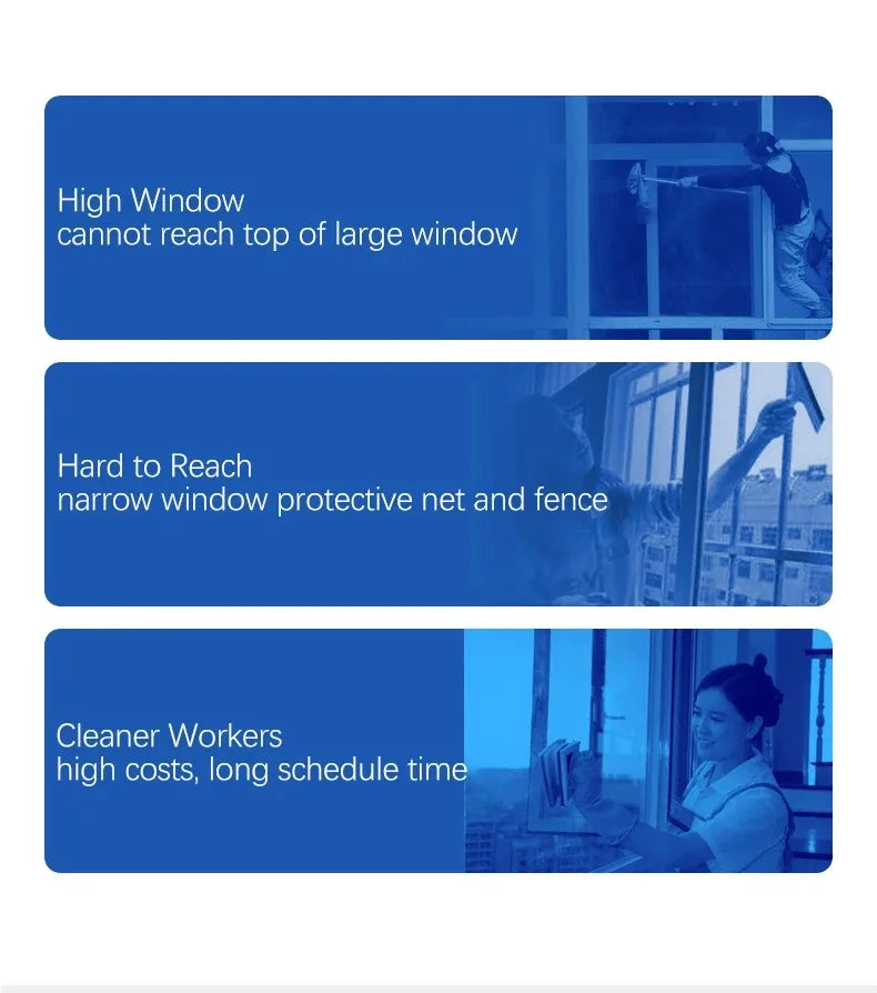 New-Mi Window Cleaner Robot Cleaning Products for Home Appliance Glass Electric Window Cleaner Smart Robot