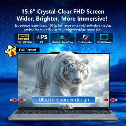 Portable Notebook Windows 11 Pro 15.6 Inch Laptop Computer HD Screen Intel Core I9-9900 16GB RAM 1TB 2TB SSD Laptops PC