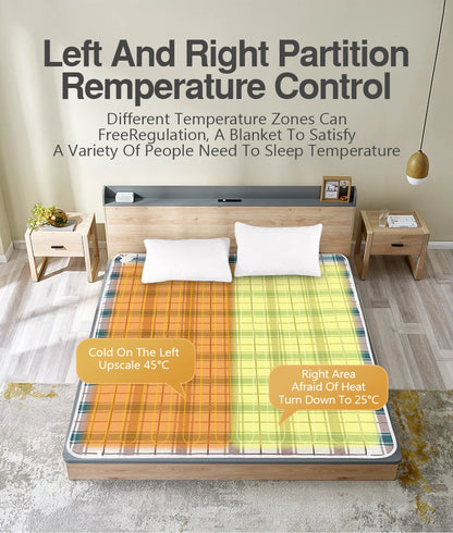 Electric Blanket Heated Mattress 70cm/120cm/150cm Thicker 220V/110V Heater Blanket Electric  Winter Body Warmer Home  EU/US Plug