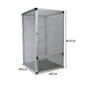 Reptile Terrarium Tall Landscape Ecological Tank Metal Mesh Door Breeding Cage Front Opening Reptile Rainforest Habitats