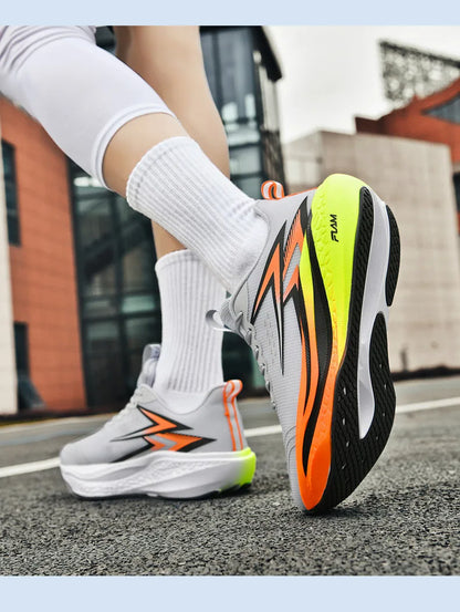 Men Running Shoes Speciality Marathon Sports Shoes Breathable Lightweight Carbon Board Women's Trend Athletic Sneakers Women