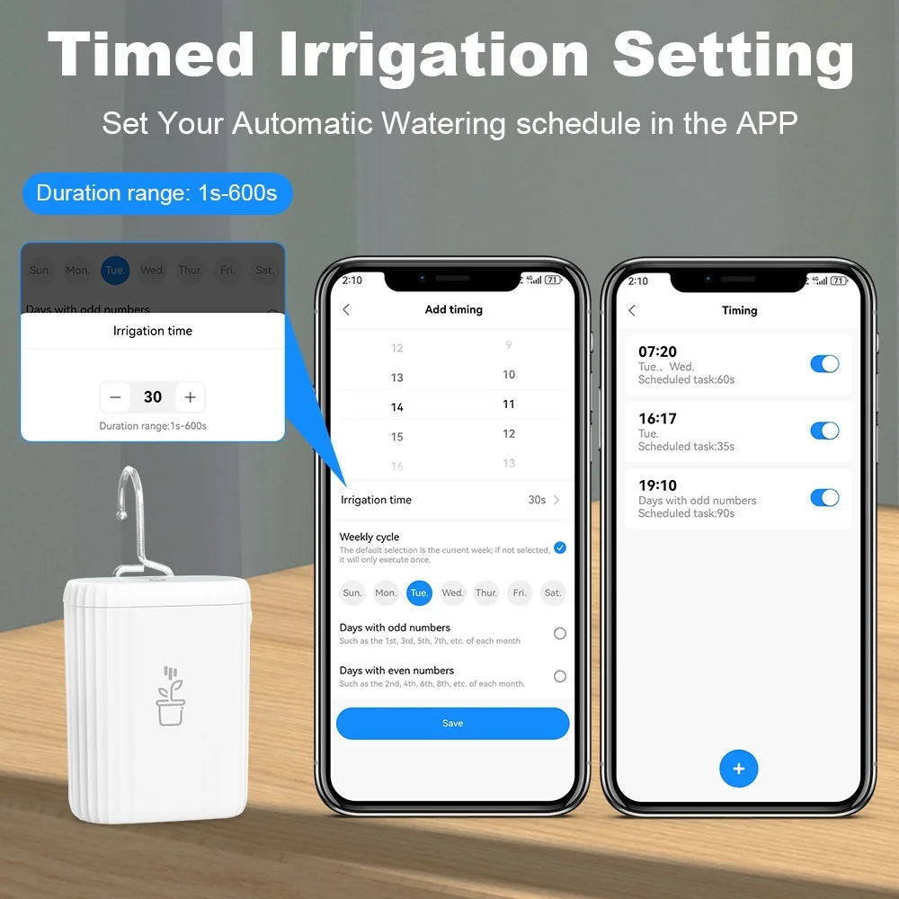 WIFI Intelligent Drip Irrigation Automatic Watering Pump System Kit Flower Plants Home Sprinkler Drip Garden Tool Work with Tuya