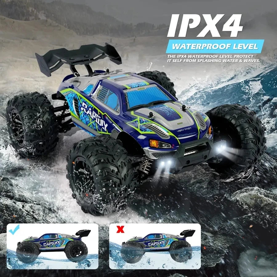 4WD Remote Control Car Off Road 4x4 RC Car High Speed Buggy Truck Super Brushless 50 or 80KM/H Fast Drift Racing Toy Gift
