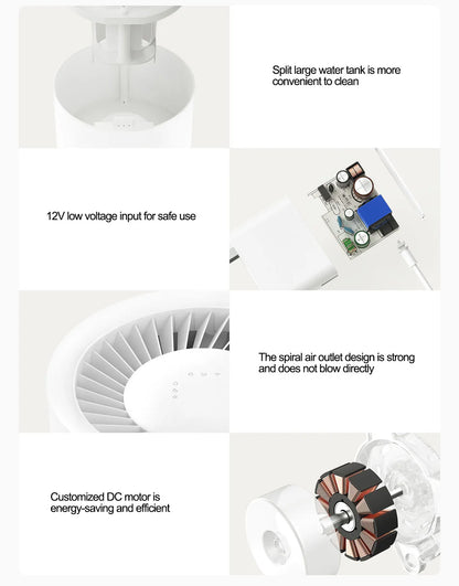 MIJIA Mist-Free Humidifier 3 (400) For Home 4L Air Freshener Air Humidifiers Essential oil Aromatherapy Perfume Diffuser