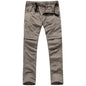 Summer Detachable Quick Dry Cargo Pants Men Waterproof Active Multifunction Pockets Outdoor Long Trousers Casual Pants