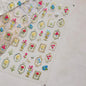 Ocean Shell Starfish Shell Conch Whale Dolphin Seahorse Coconut Tree Water Bubbles Self Adhesive Nail Art Sticker Manicure Decal