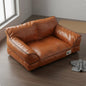 Leather Pet Sofa Bed Non-Stick Hair Cat Sofa for Felines