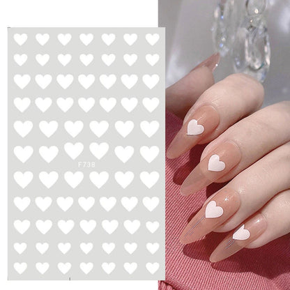 1PCS Laser Starburst Star Adhesive Nail Sticker 3D Nail Art Decoration Flashing Silver Flame Butterfly Nail Decal Press on Nails