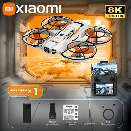 Xiaomi A21 Drone 8K Aerial HD Dual Camera Intelligent Opstacle Avoidance Brushless Power GPS Return Screen Remote Control Drone