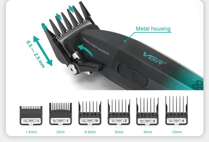 VGR Hair Clipper Cordless Hair Trimmer Professional Hair Cutting Machine Electric 9000 Rpm Haircut Clipper for Men V-003 V-906