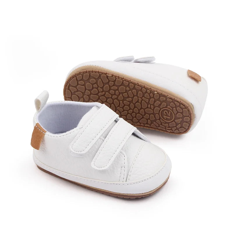Baby Casual Sneaker Spring and Autumn Soft PU and TPR Sole Anti-slip High Quality Hot Selling 2023 New Fashion for Toddler 0-12M