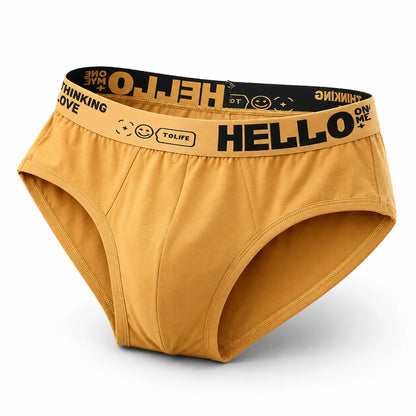 5Pcs Men's Underwear Summer Men Briefs Male Large Size XS-XL Boy Comfortable Solid Underpants Fungi-Proofing Men Panties