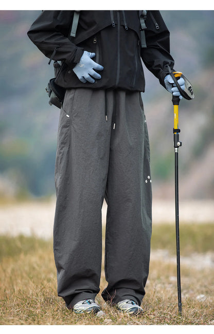 TFETTERS 2026 Spring New Arrival Outdoor Cargo Pants Man Water Repellent Windproof Oversized Curved Blade Techwear Trousers Men