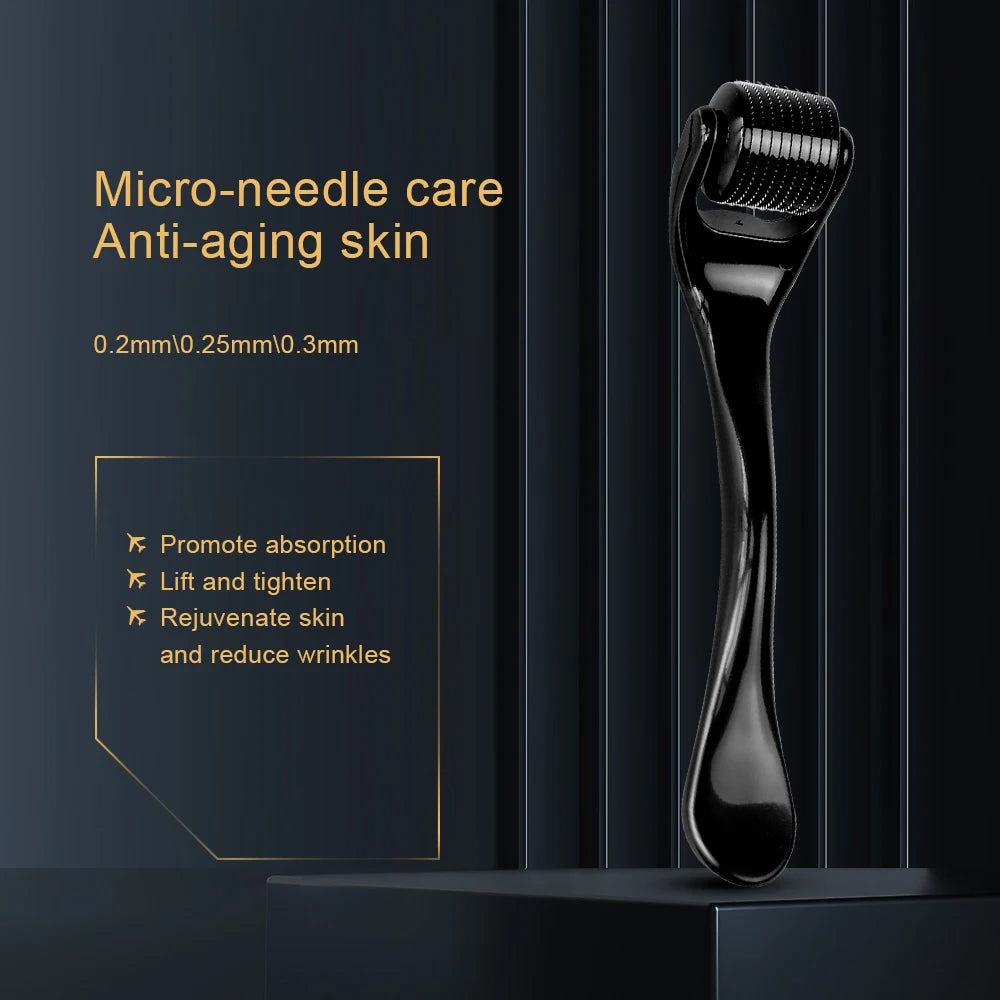DRS 540 Titanium Derma Roller for Hair Regrowth Growth Mesoroller Beard Face DermaPen Skin Care Micro Needle Roller Dermaroller