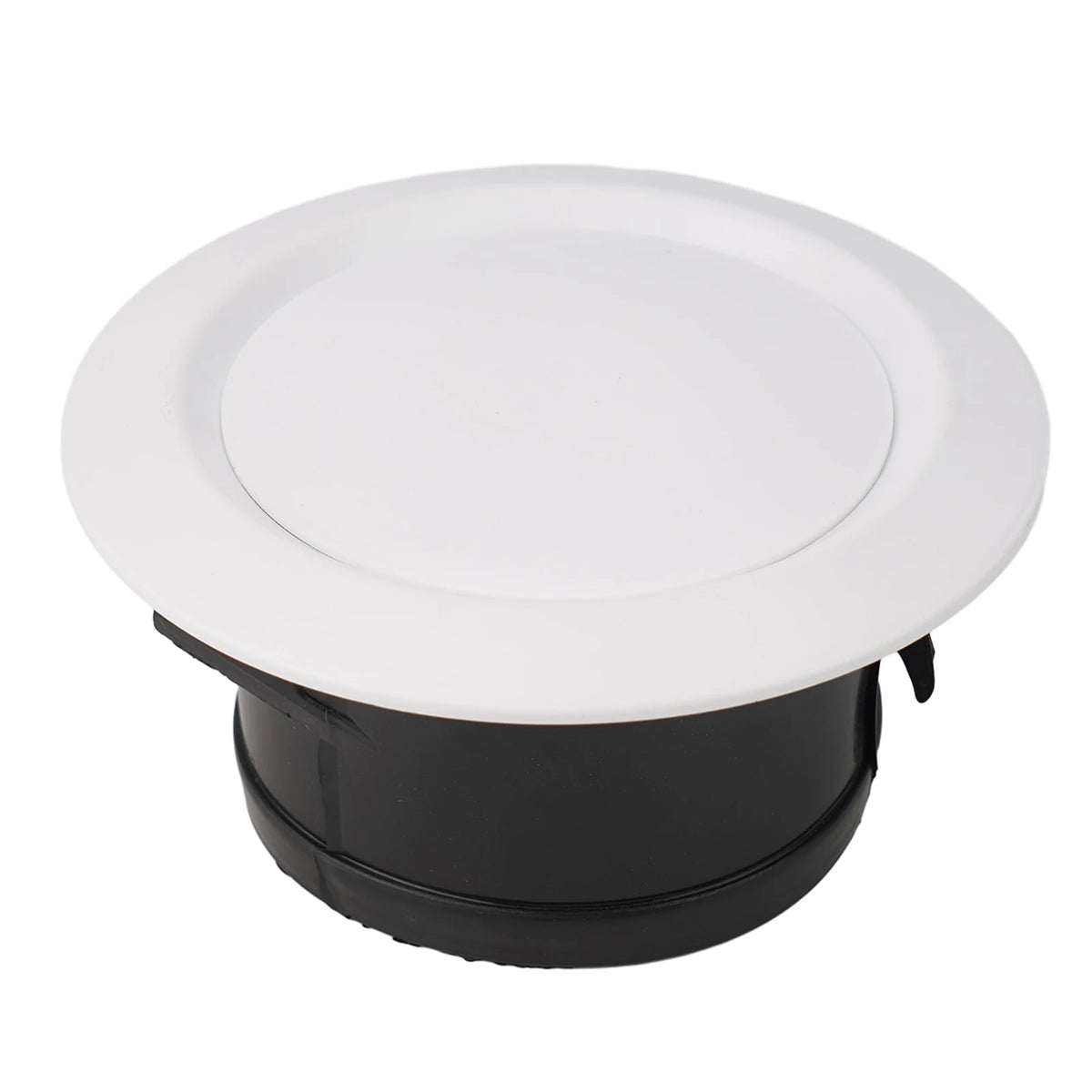1X 75-200mm Round Air Vent Louver Grille Cover Outlet Adjustable Exhaust Vent Ducting Ventilation Grilles Ceiling Air Vent Cover