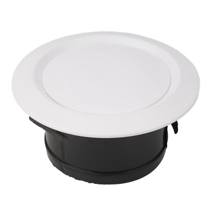 1X 75-200mm Round Air Vent Louver Grille Cover Outlet Adjustable Exhaust Vent Ducting Ventilation Grilles Ceiling Air Vent Cover