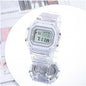 Sports Electronic Watch Men and Women Square Junior High School High School Students White LED Digital Watches