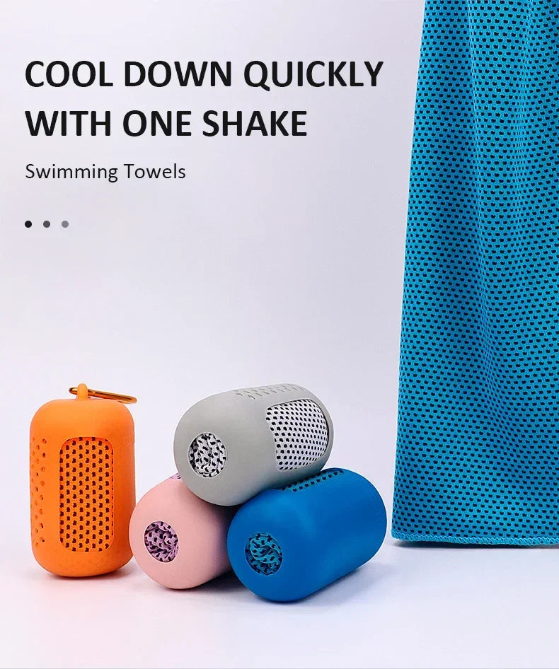 Outdoor Microfiber Quick-Dry Sports Cooling Ice Towel Cold Towel Fitness Cool Towel Camping