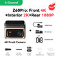 DDPAI 4K Dash Cam Z60 Pro HDR Support Front and Rear Interior Car Camera SONY STARVIS2 678 Sensor 5GHz Wi-Fi GPS ADAS 4G Car DVR